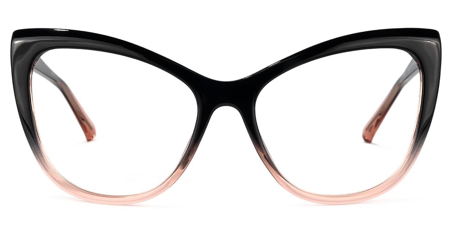 Shelby Cateye Black-Pink Glasses | ZEELOOL UK0