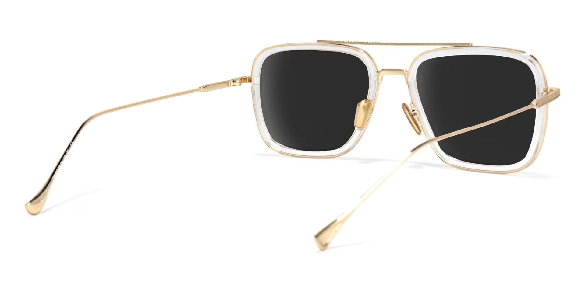 Gifford Aviator Clear Sunglasses | ZEELOOL UK4