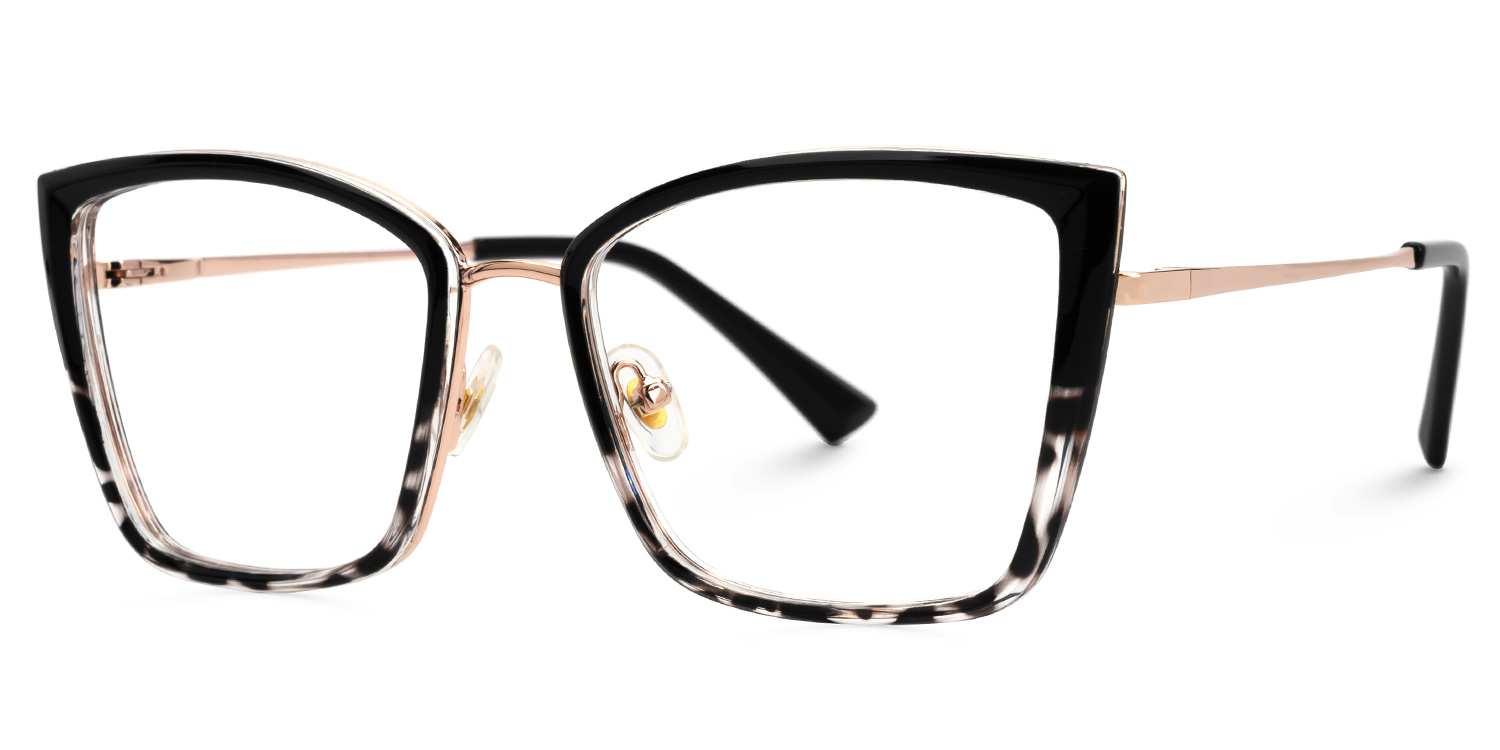 Mariie Butterfly Black Full-Frame Glasses | ZEELOOL UK1