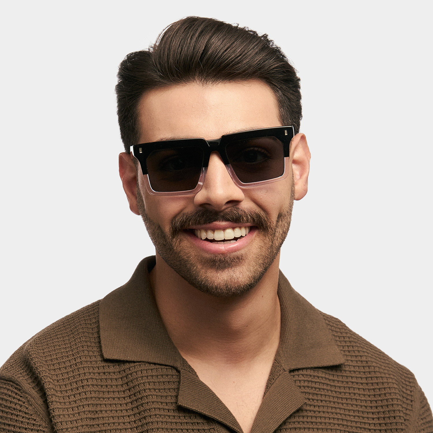 ZEELOOL Moreland Rectangle Two-Tone Glasses