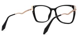 Farria Square Black Glasses3
