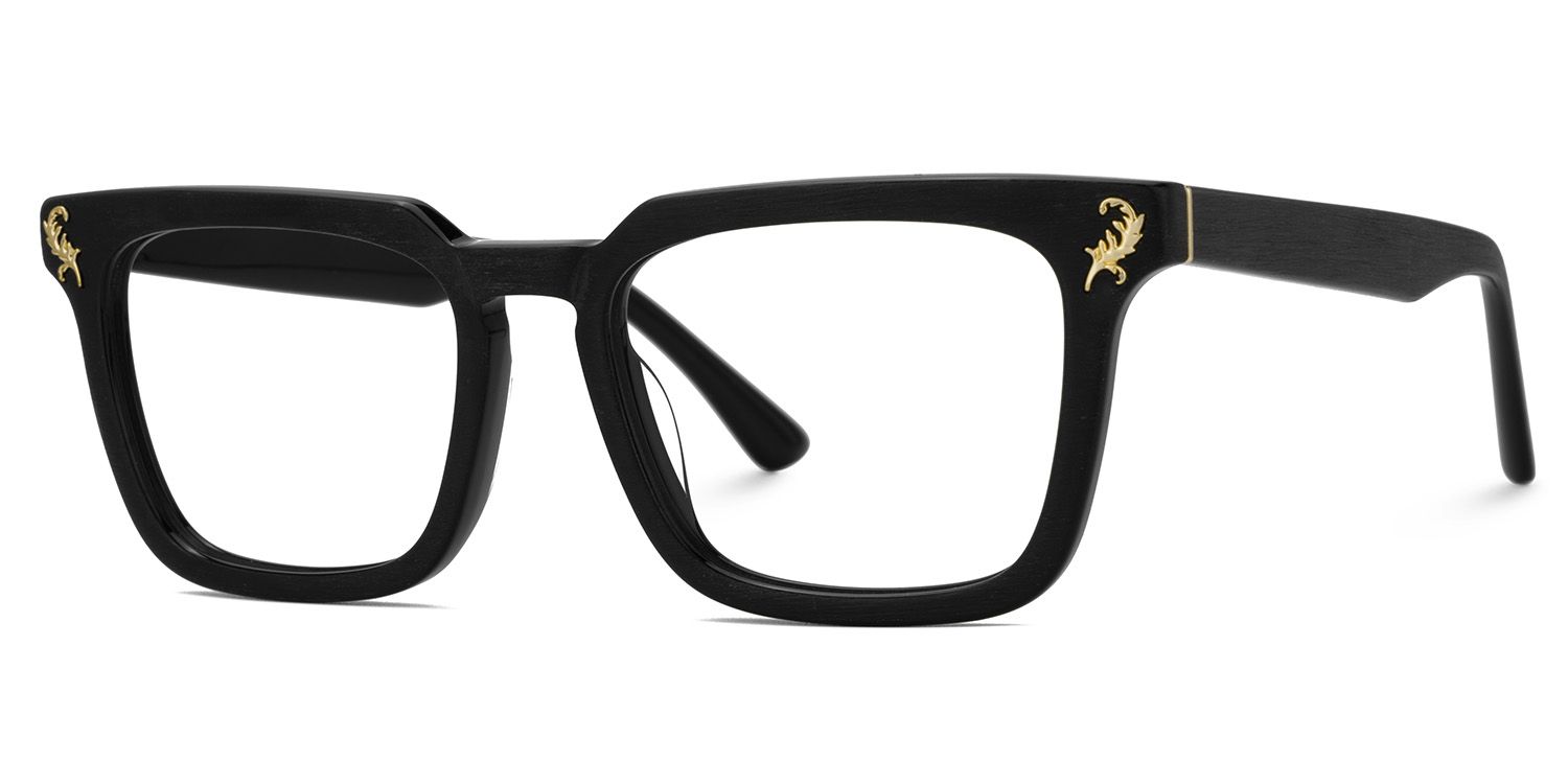 Bashir Blue Light Blocking Glasses Rectangle Frame For Men | ZEELOOL UK