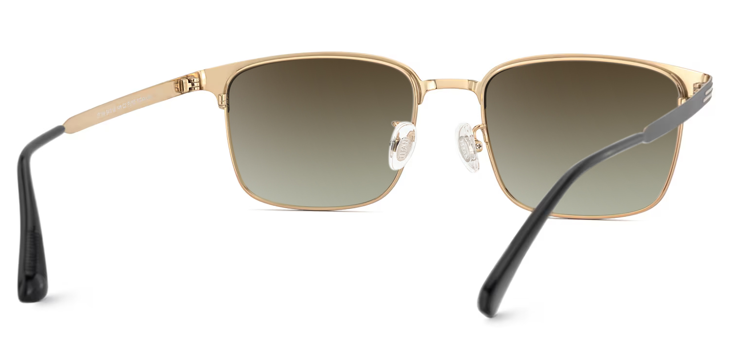 Men's Titanium Glasses Frames with Browline Shape4