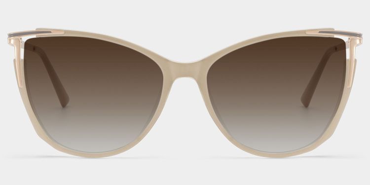 Yomary Cateye Khaki Glasses