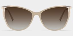 Yomary Khaki Cat eye Sunglasses0