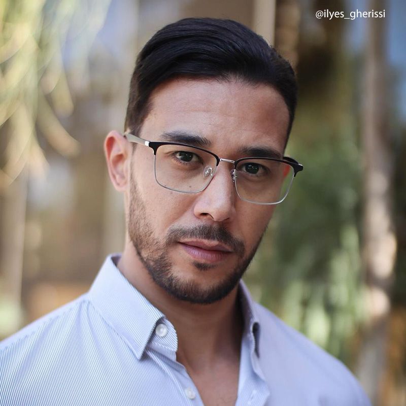 Eaddy Silver Eyeglasses with Rectangle Shape | ZEELOOL UK4