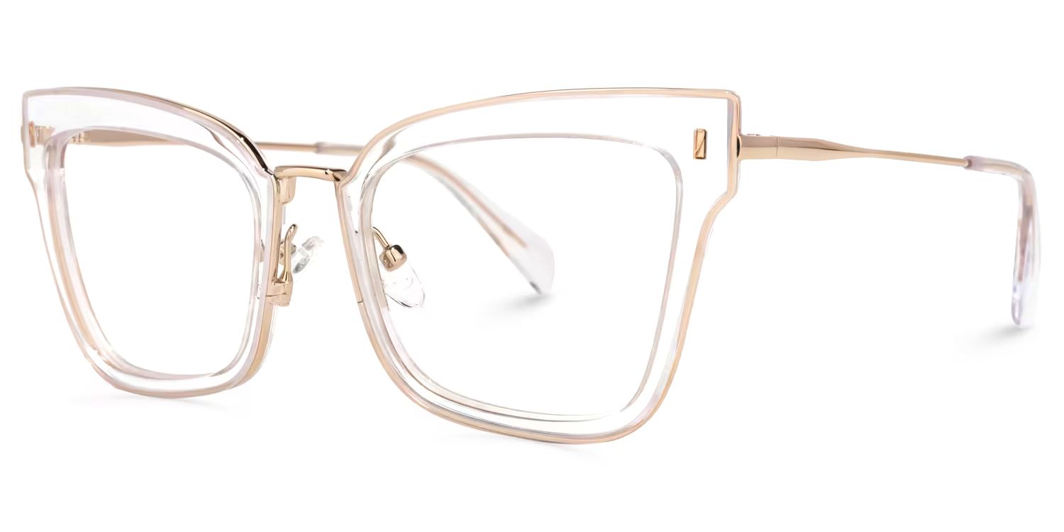 Tashawna Cateye Clear Glasses | ZEELOOL UK1
