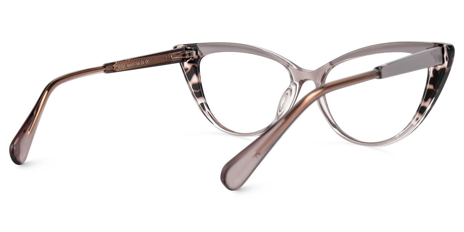 Sawida Cateye Two-Tone Glasses3