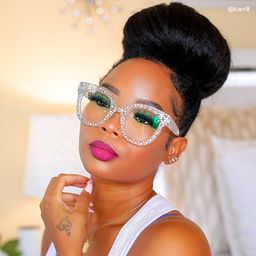 Kahle Clear Cat eye Glasses4