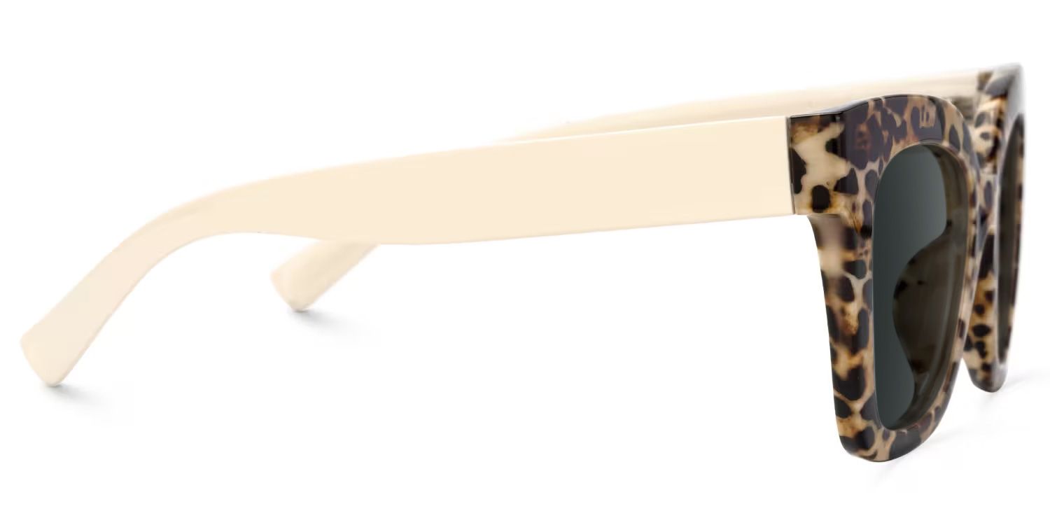 Malcolm Large Havana Sunglasses Frames With White Arms | ZEELOOL UK2