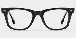 Robert Rectangle Black Glasses1