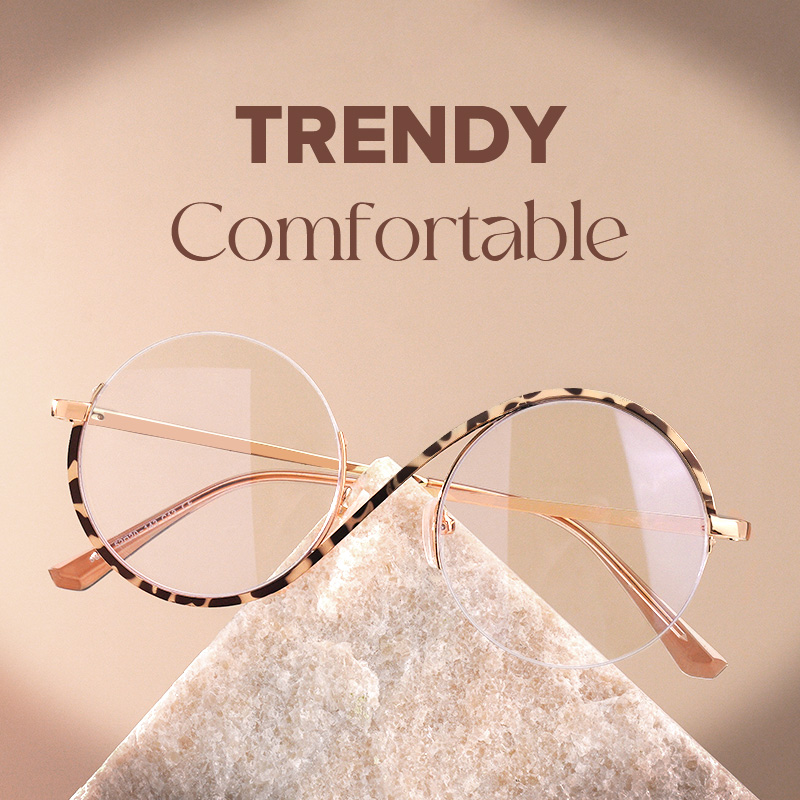 Flozif Round Tortoise Glasses4