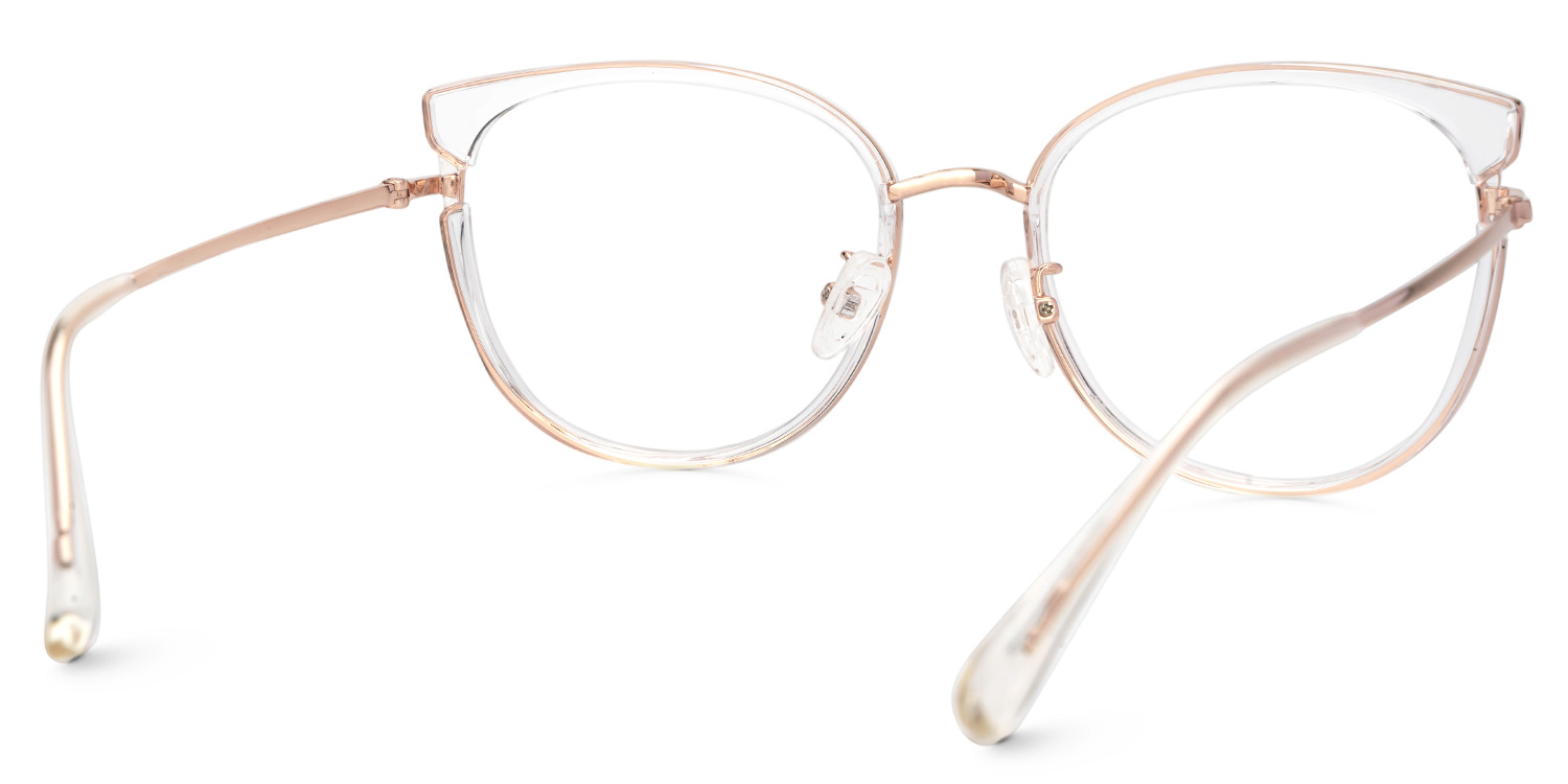 Delca Cateye Crystal Frame Glasses | ZEELOOL UK3