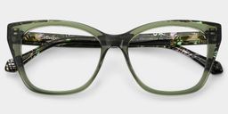 Maple Green Butterfly Glasses2