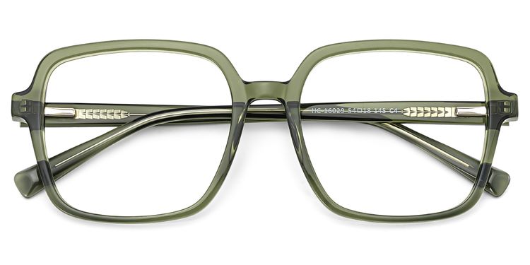 Ember Square Green Glasses