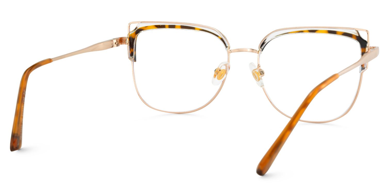 Samson Tortoise Square Glasses With Adjustable Nose Pads Design4