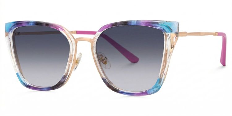 Martins Rectangle Multicolor Glasses
