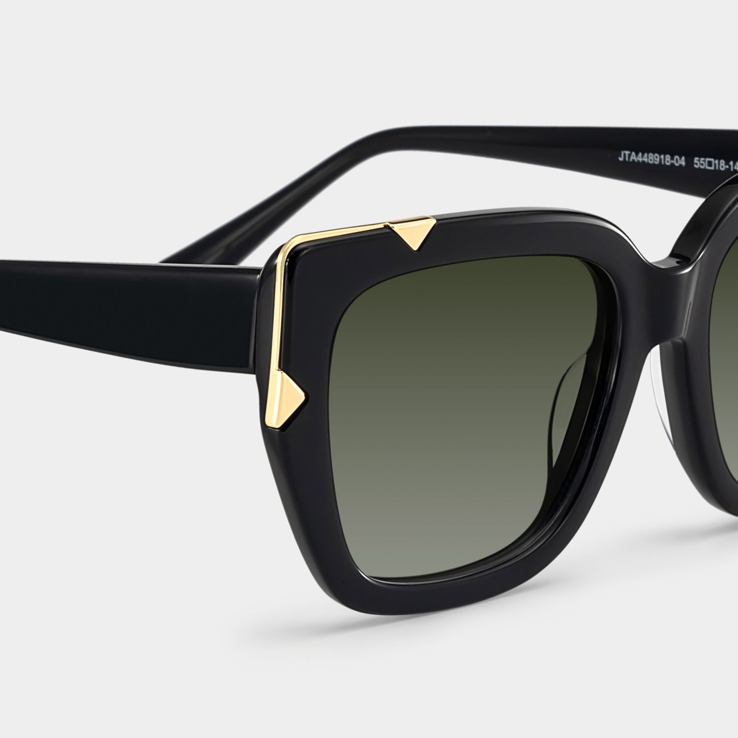 Grace Cat Eye Black Gold Sunglasses for Women & Men | ZEELOOL UK5
