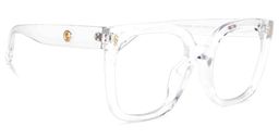 Ebony Square Clear Glasses4