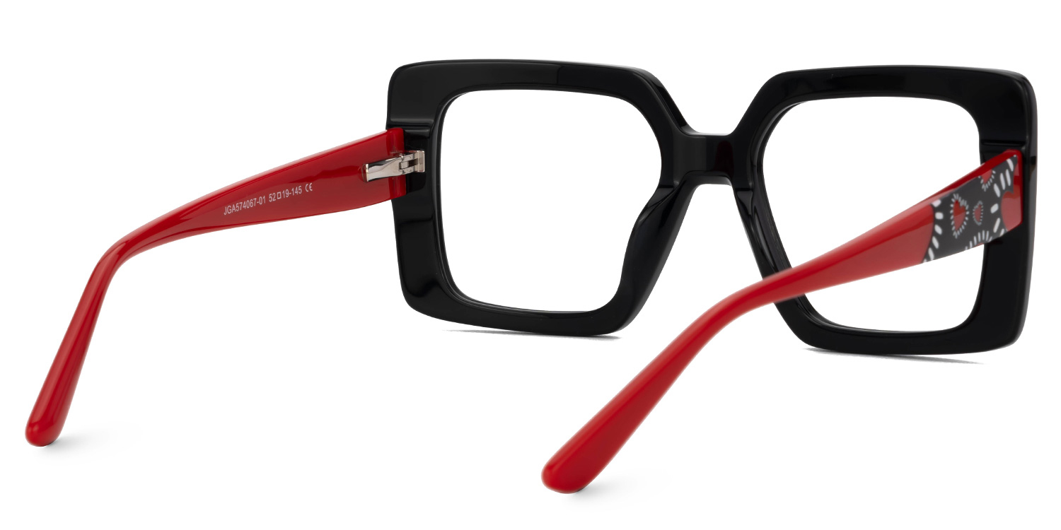 Durant Square Black Glasses3