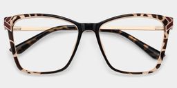 Tricee Tortoise Square Glasses3