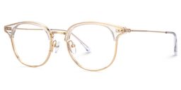Marcelin Clear Oval Glasses1
