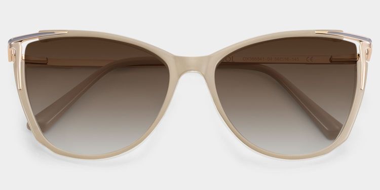 Yomary Cateye Khaki Glasses