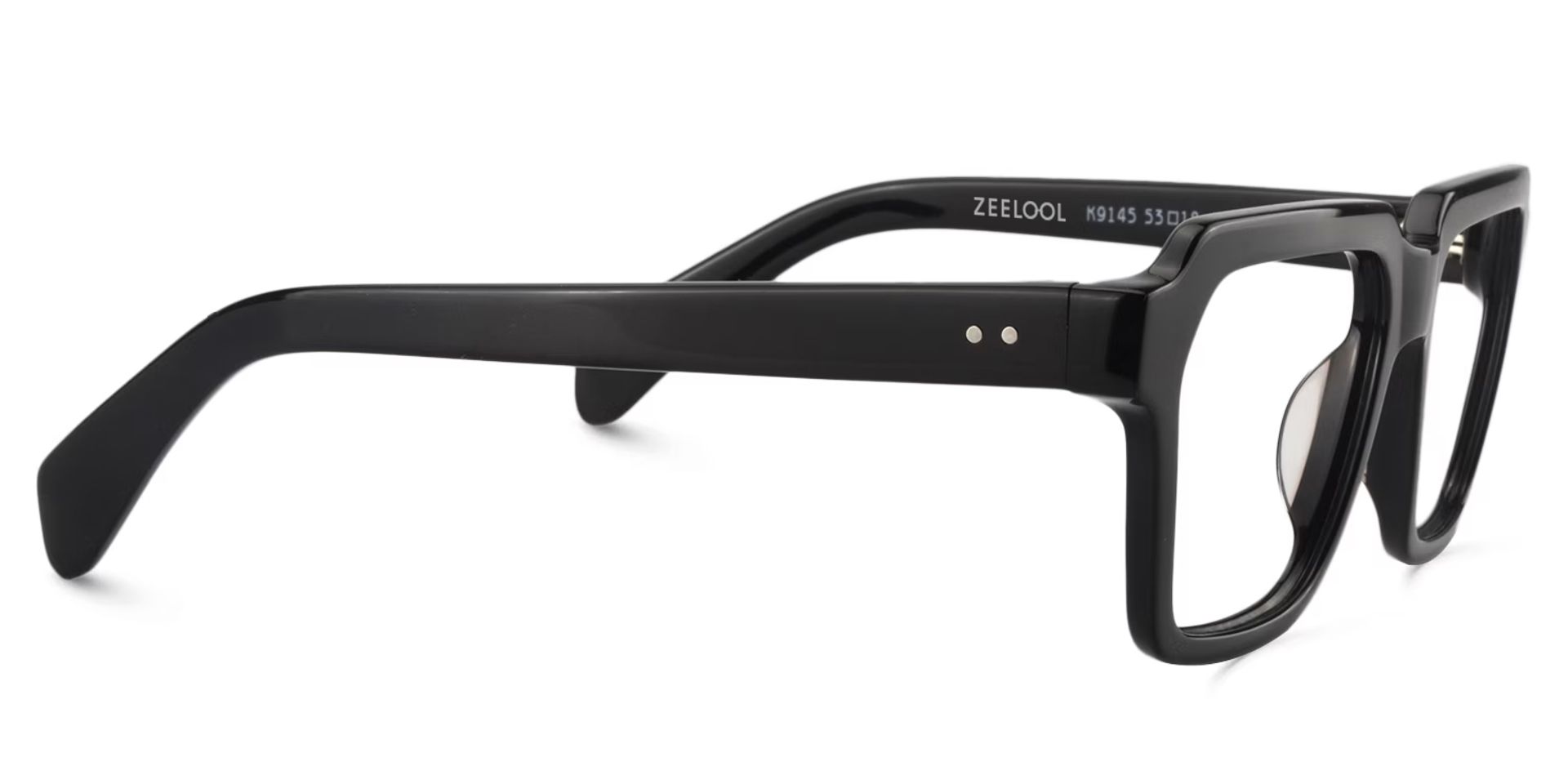Square Black Glasses | ZEELOOL UK4