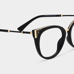 Dalton Cat Eye Black Glasses4