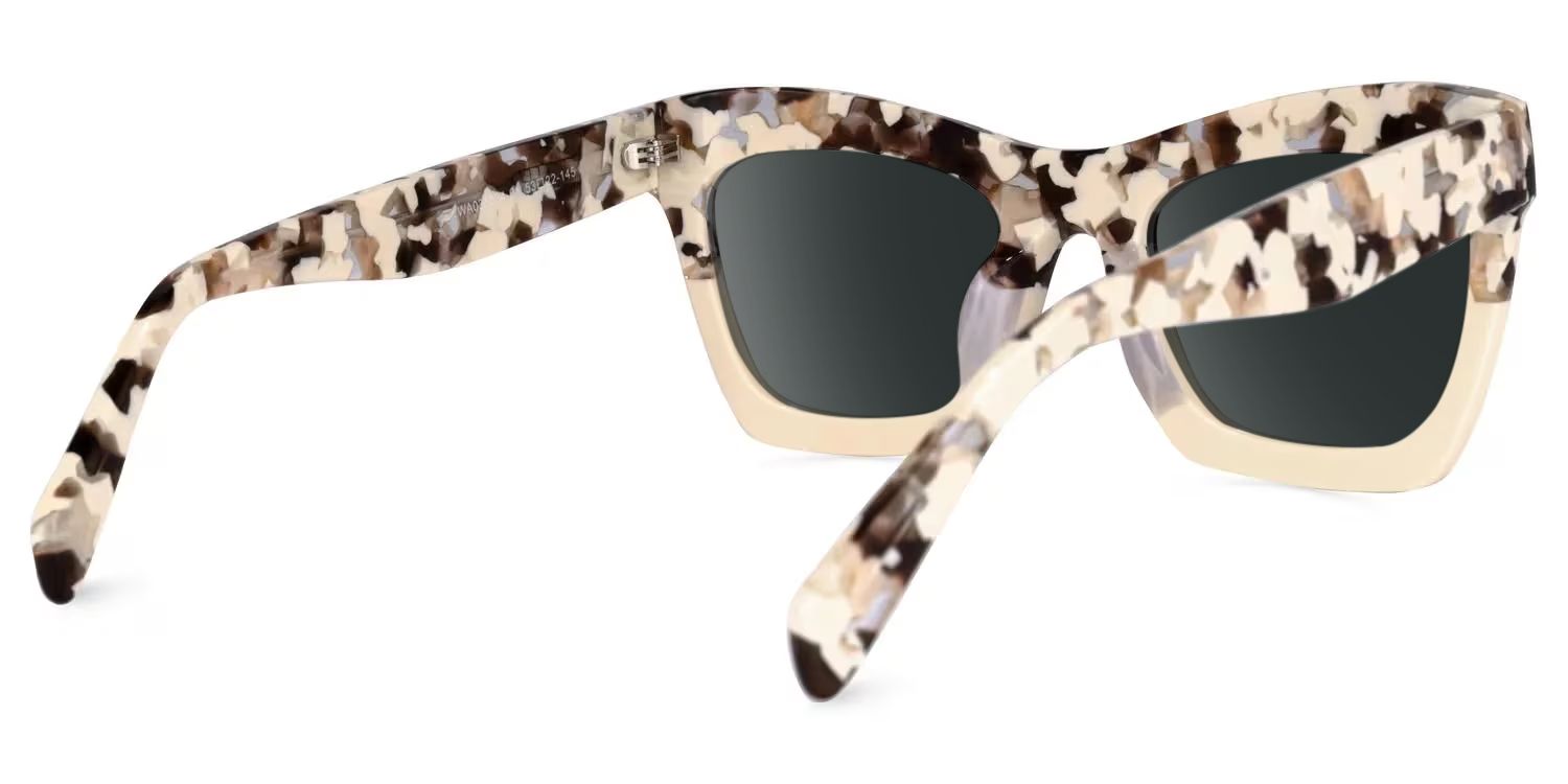 Benitez Square Two-Tone Frame and Prescription Sunglasses3