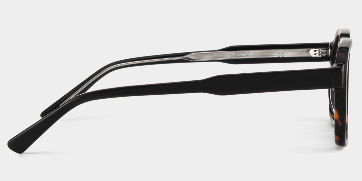 Arden Rectangle Tortoise Frame Eyeglasses for Man| ZEELOOL UK4