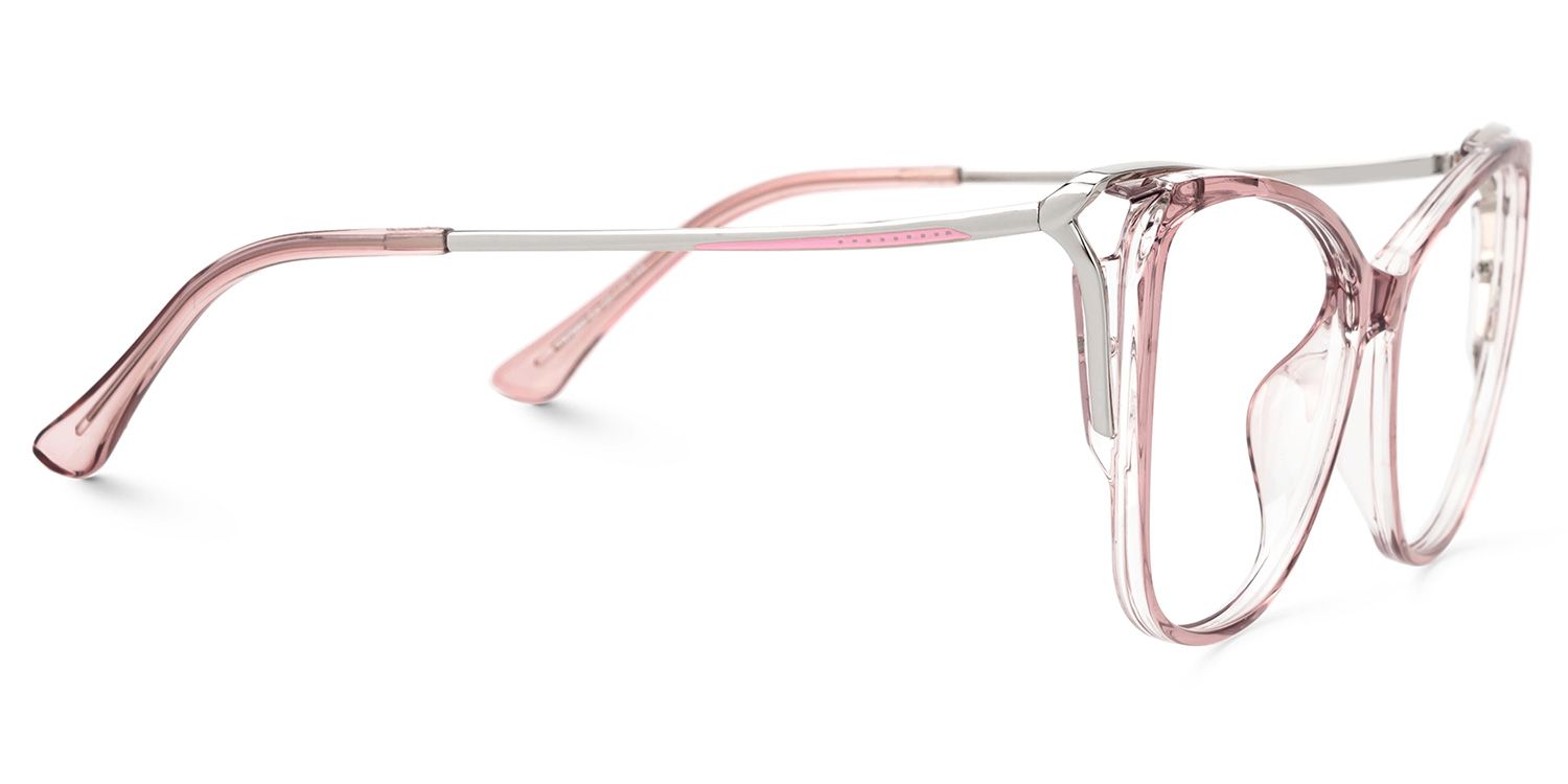 Alana Butterfly Pastel Pink Frame Glasses with TR902