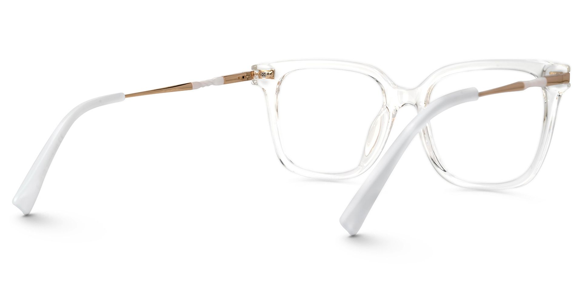 Jacqui Square Clear Eyeglasses and Glasses Frames3