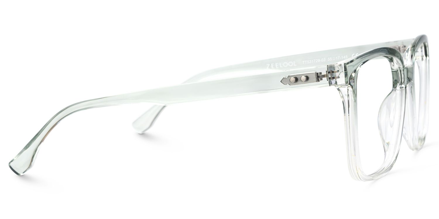 Contreras Square Green Glasses | ZEELOOL UK2