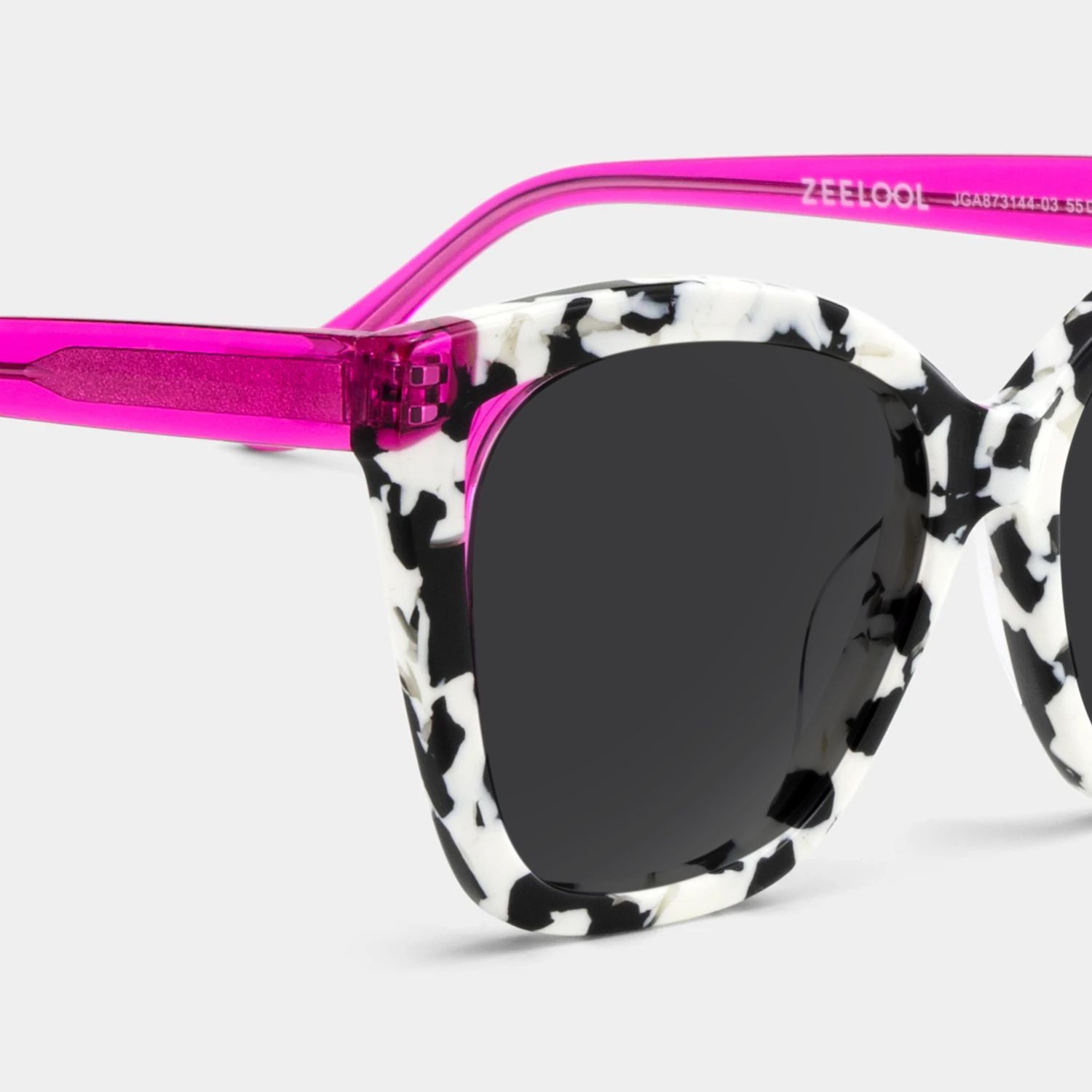 Kira Pink Tortoise Frame Sunglasses with Butterfly Style | ZEELOOL UK5