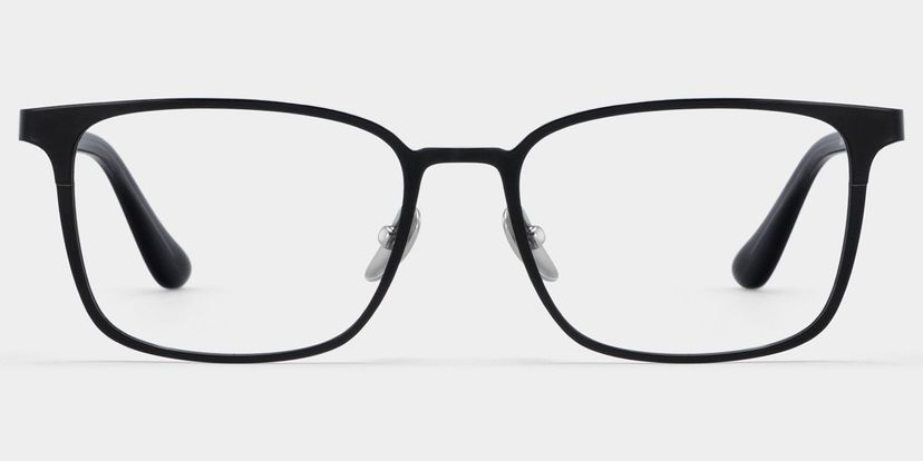 Aubrey Rectangle Black Glasses