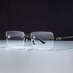 Peavy Rectangle Gray Glasses0