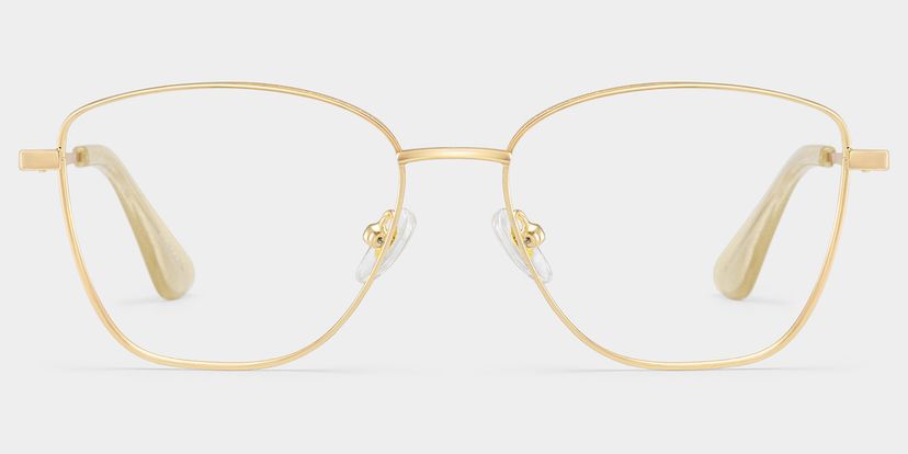 Skyler Square Gold Glasses