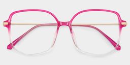 Payton Geometric Bright-Pink Glasses1