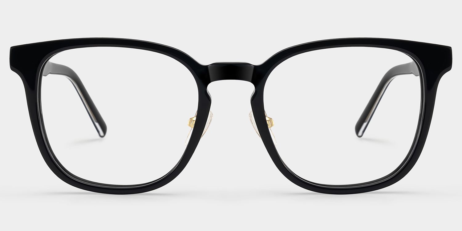 Hailey Black Frame Glasses with Square Frame Online | ZEELOOL1