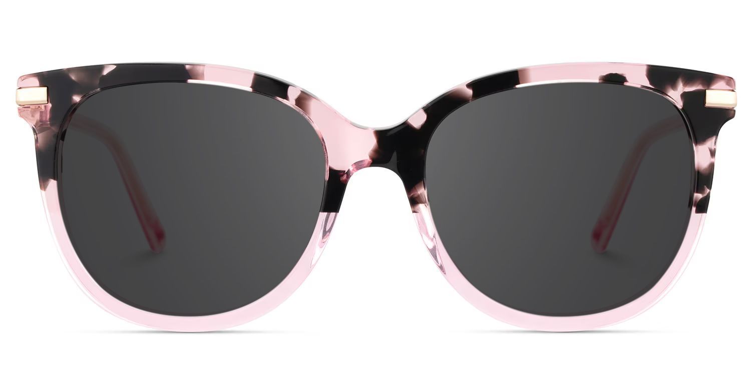 Round Pink Tortoise Glasses0