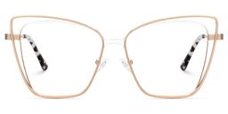 Castillo Butterfly Gold Glasses0