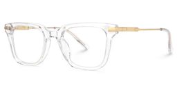 Kellie Rectangle Clear Glasses1