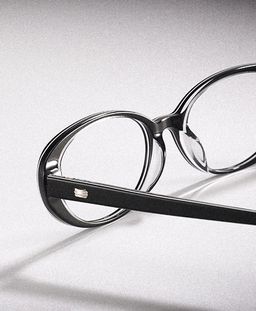 Lennon Black Oval Glasses1