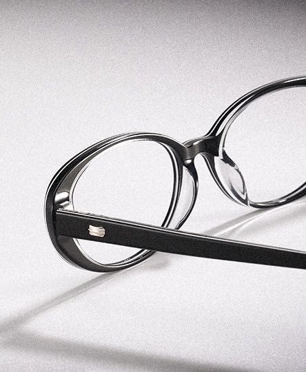 Lennon Black Oval Glasses | Retro Varsity Athleisure1
