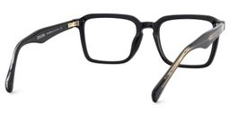 Vickerie Rectangle Black Glasses5