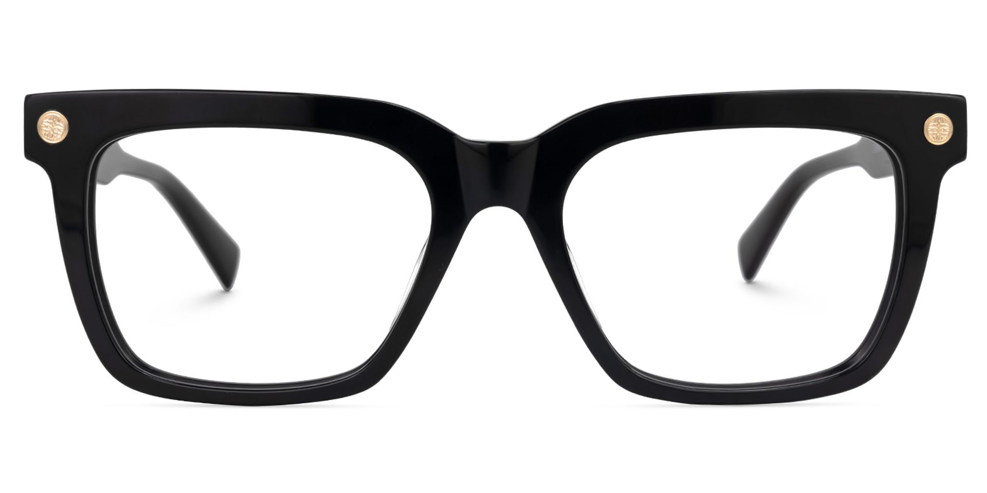 Rectangle Tiarra Black Glasses deals -Zeelool Glasses0
