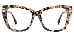 Tessia Square Tortoise Glasses1