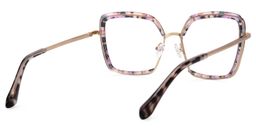 Cordaro Square Pink-Floral Glasses3