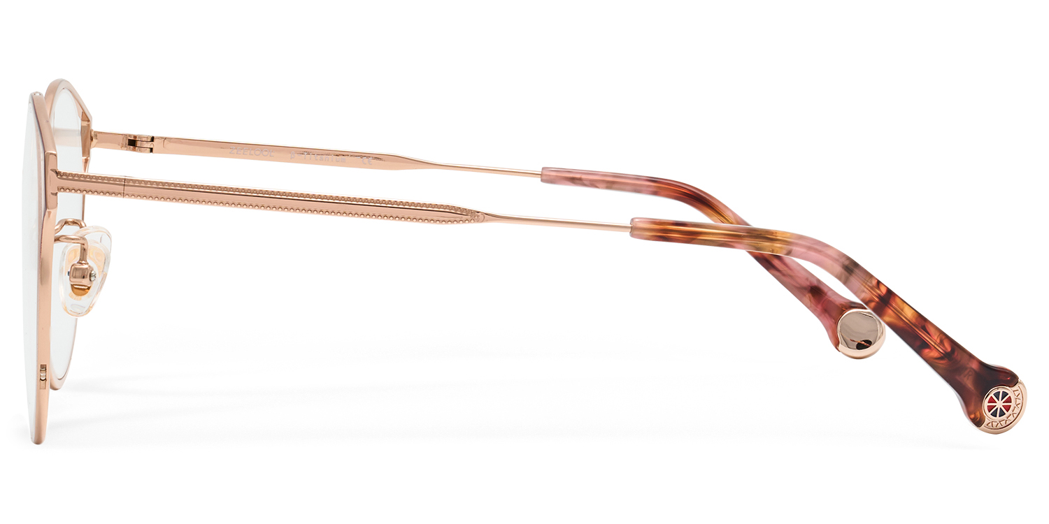 Yaselie Cateye Dark-Red Glasses2